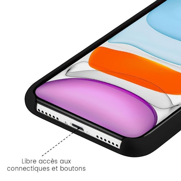 Siliconfodral Soft Touch - Samsung - Galaxy S21 Plus - Svart - Stötabsorberande - Trådlös laddning svart