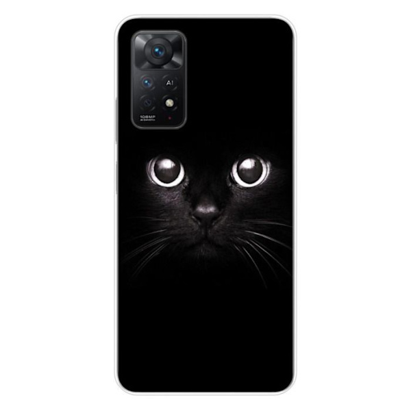 Siliconefodral - Kompatibel med Xiaomi Redmi Note 11 Pro Plus 5G - kattöga-design Transparent
