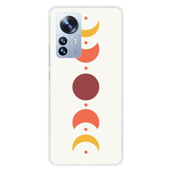 Silicone-fodral - Kompatibel med Xiaomi Mi 12 Pro - design eklips Transparent