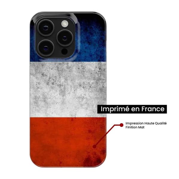 Siliconfodral - Kompatibel med Samsung Galaxy S22 Plus - design franska flaggan Transparent