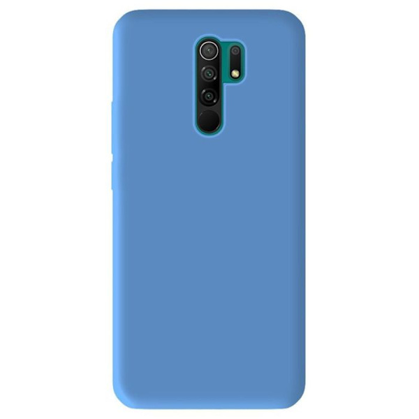 Himmelblå silikonfutteral - Kompatibel med Xiaomi Redmi 9 himmelsblå
