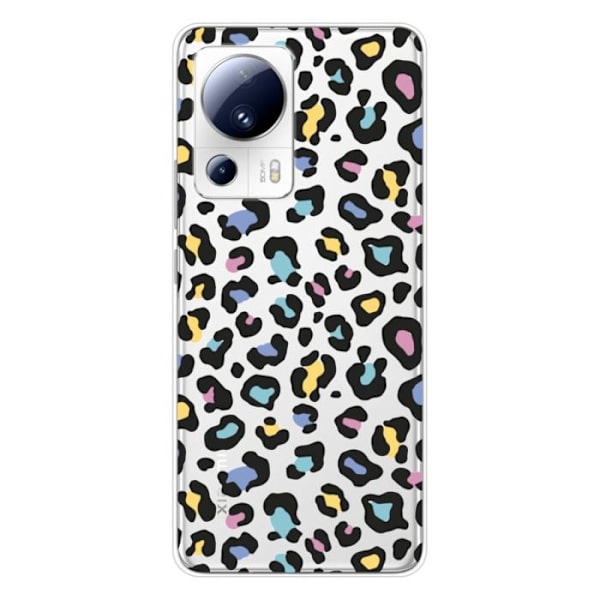 Siliconefodral - Kompatibel med Xiaomi 13 Lite - leoparddesign i färg Transparent