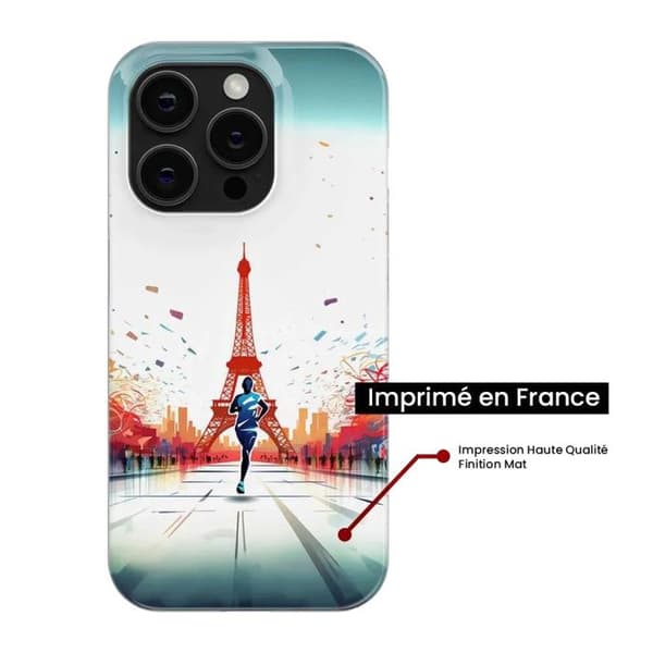 Siliconefodral - Kompatibel med Apple iPhone 16 - design med olympiska spel Transparent
