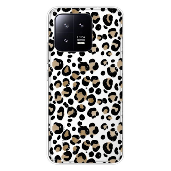 Siliconfodral - Kompatibel med Xiaomi 13 - leoparddesign Transparent