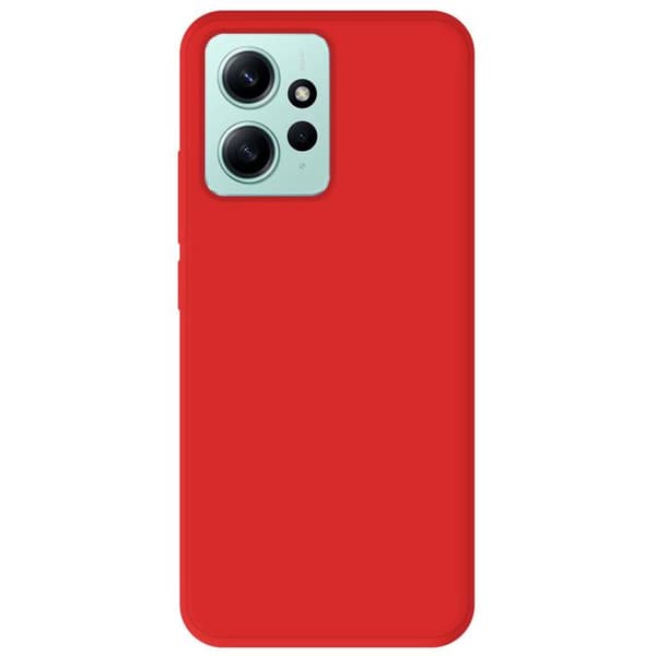 Röd silikonskal - Kompatibel med Xiaomi Redmi Note 12 4G Röd