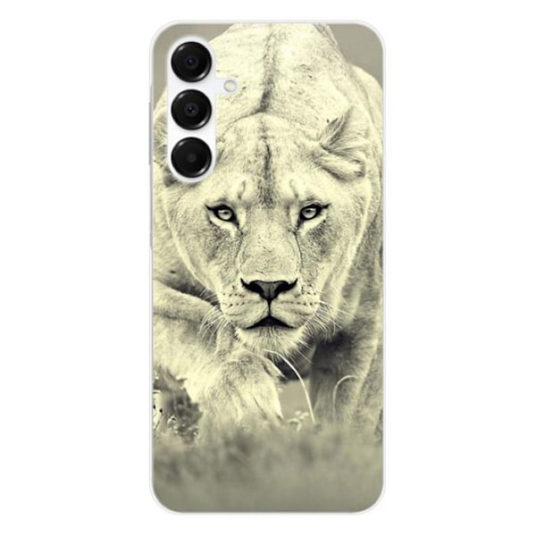 Silikonfodral - Kompatibel med Samsung Galaxy A16 - design lejoninna Transparent