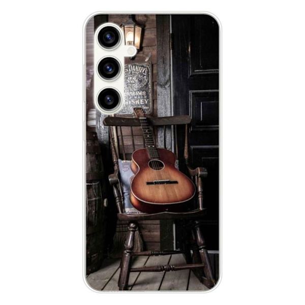 Siliconfodral - Kompatibel med Samsung Galaxy S23 FE - gitardesign Transparent