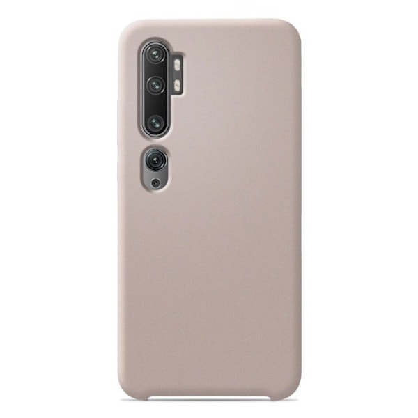 Silicon Sleeve Soft Touch - Xiaomi - Mi Note 10/10 Pro - Sand-rosa - Stötsäker - Trådlös laddning sable-rosa