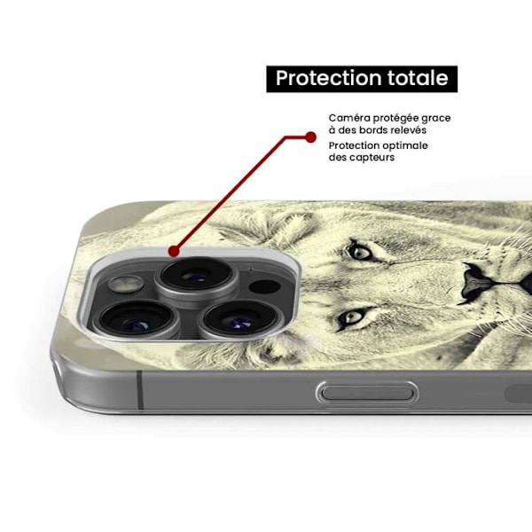 Siliconfodral - Kompatibel med Xiaomi 13 - design lejonhona Transparent