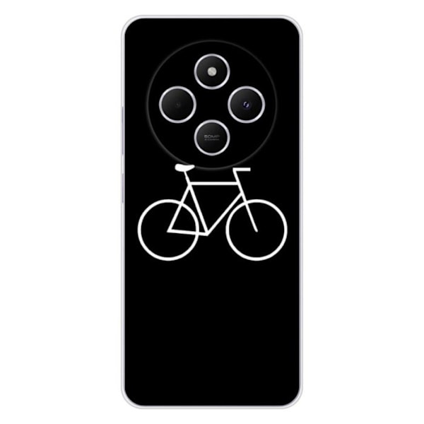Silikonetui - Kompatibel med Xiaomi Redmi 14C 4G - design cykel hipster Transparent