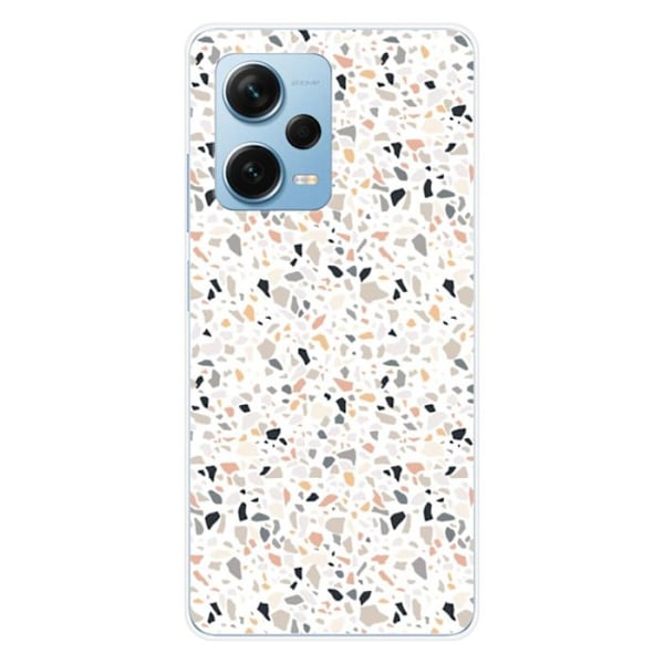 Silicone-fodral - Kompatibel med Xiaomi Redmi Note 12 Pro Plus - terrazzo-färgdesign Transparent