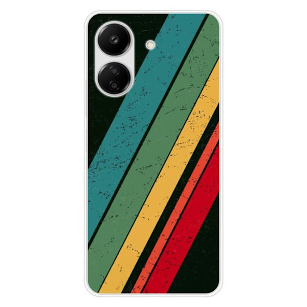 Siliconfodral - Kompatibel med Xiaomi Redmi 13C 4G - grunge-design Transparent