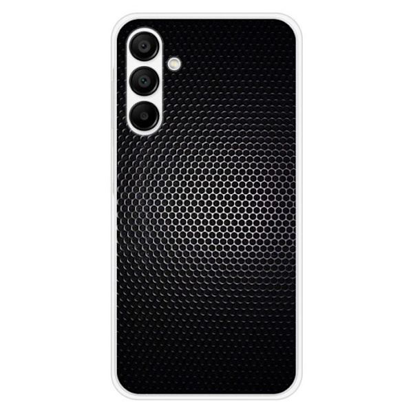 Silikonskal - Kompatibel med Samsung Galaxy A15 - design mörk metall Transparent