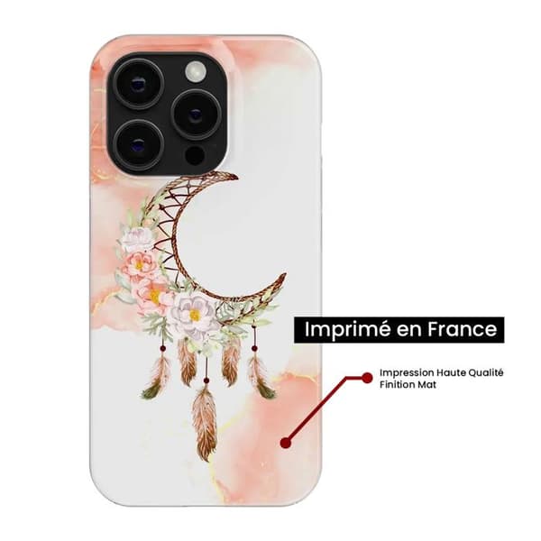 Siliconskal - Kompatibel med Xiaomi Redmi Note 12 Pro Plus - design drömfångare måne Transparent