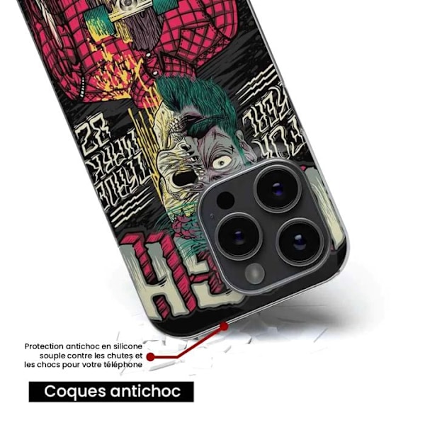 Coque Silicone Imprimerad - 1001 Coques - Xiaomi Redmi A3 4G - Flexibel - Optimal Skydd - Motiv Döskalle Urgh Transparent
