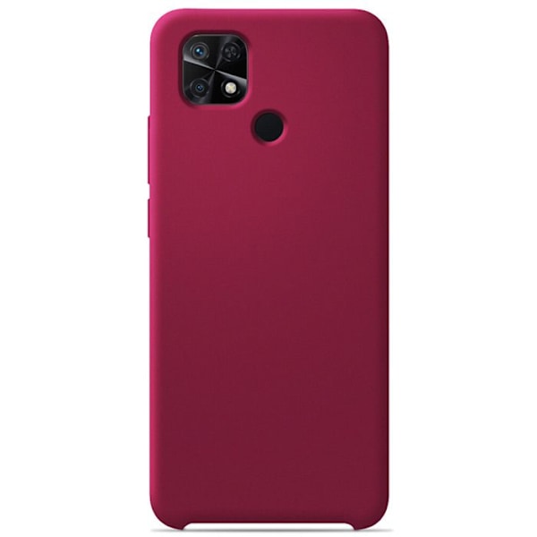 Silicone-fodral Soft Touch - Xiaomi - Redmi 10C - Röd - Stötsäker - Trådlös laddning Röd
