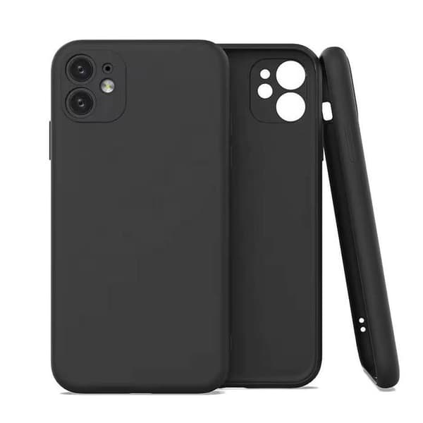 Svart silikonfodral - Kompatibel med Apple iPhone 14 Pro Max svart