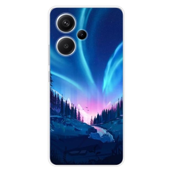 Silikonskal - Kompatibel med Xiaomi Redmi Note 13 Pro Plus 5G - design fallande natt Transparent