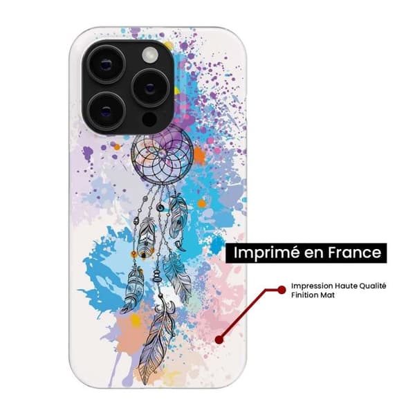Siliconfodral - Kompatibel med Apple iPhone 14 Plus - drömfångardesign i färg Transparent
