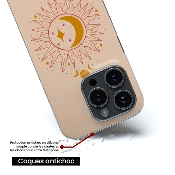 Siliconfodral med tryck - 1001 Fodral - Xiaomi 14 Pro - Transparent - Mjuk - Optimal skydd Transparent
