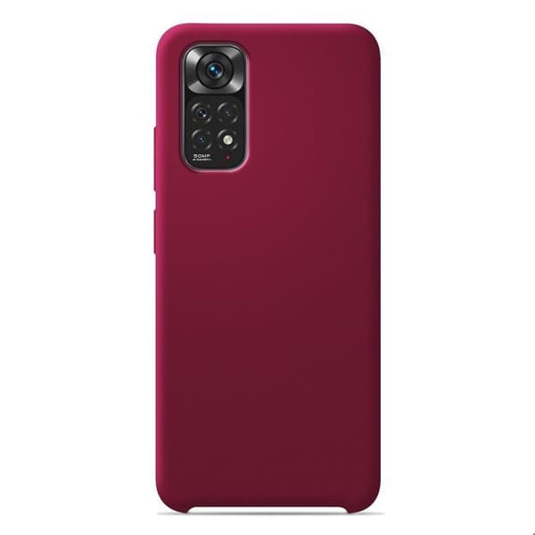 Siliconefodral Soft Touch - Xiaomi - Redmi Note 11 4G - Röd - Stötresistent - Trådlös laddning Röd
