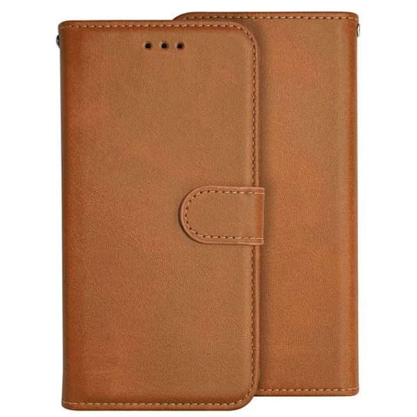 Fodral med flik i konstläder camel - Kompatibel med Apple iPhone 11 Pro kamel