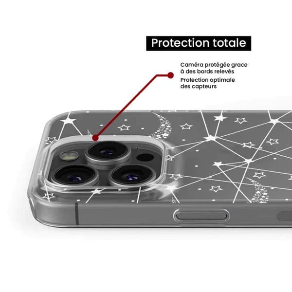 Siliconfodral - Kompatibel med Xiaomi 13 Pro - design med stjärnlinjer Transparent