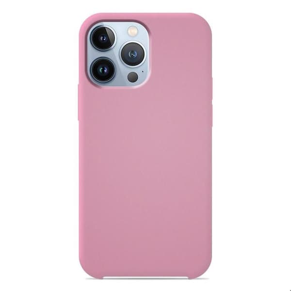 Siliconefodral Soft Touch - Apple - iPhone 13 Pro - Rosa - Stötsäker - Trådlös laddning rosa