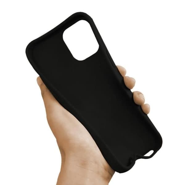 1001Coques - Biologiskt nedbrytbar silikonfodral kompatibelt med Apple iPhone 12 Pro Max - Miljöansvarig - Komposterbart material Transparent