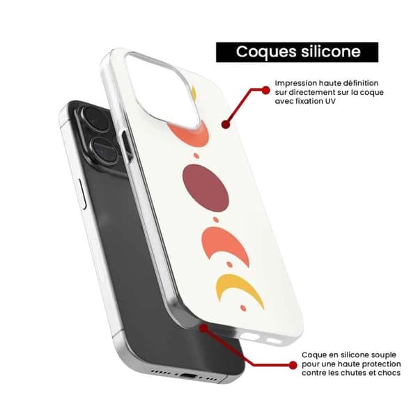 Siliconefodral med tryck - 1001 fodral - Xiaomi Redmi Note 12 4G - Mönster Eclipse - Optimal skydd - Mjuk Transparent