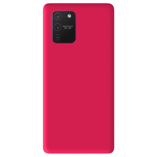 Rosa blixtsilicone-fodral - Kompatibel med Samsung Galaxy S10 Lite blixt rosa