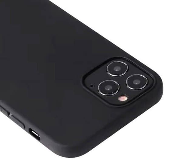 Svart silikonskal - Kompatibel med Apple iPhone 13 svart