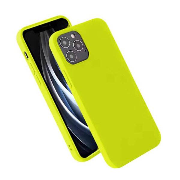 Siliconfodral i fluorescerande gult - Kompatibel med Xiaomi Redmi 9T fluorescerande gul