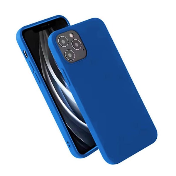 Siliconehölster i enhetlig matt blå kompatibel med Xiaomi Redmi Note 14 5G blå