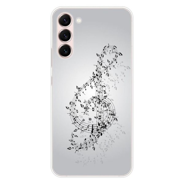 Silicone-fodral - Kompatibel med Samsung Galaxy S23 Plus - design vals av noter Transparent