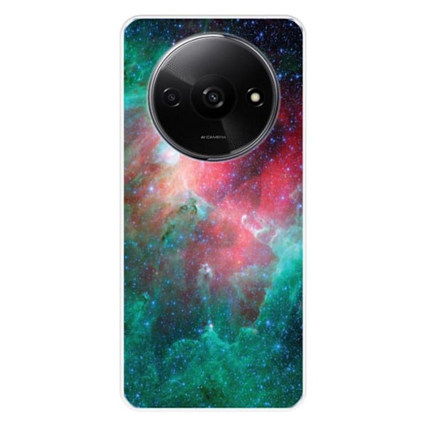 Silikonskal med Tryck - 1001 Skydd - Xiaomi Redmi A3 4G - Nebulosa Mönster - Optimal Skydd - Mjuk Transparent