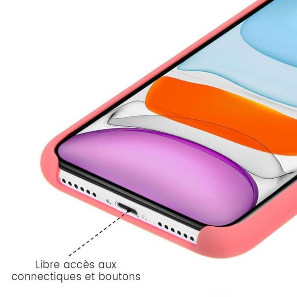 Coque silikon Soft Touch - Xiaomi - Redmi Note 9 Pro - Rosa - Stötsäker - Trådlös laddning rosa