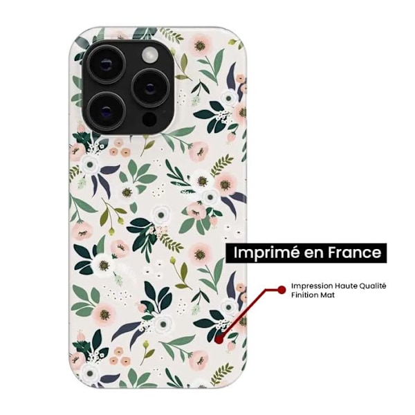 Siliconfodral med tryck - 1001 Fodral - Samsung Galaxy A55 5G - Blommönster - Optimal skydd - Mjuk Transparent