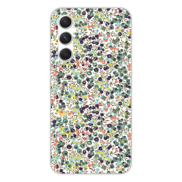 Silicone-skal - Kompatibel med Samsung Galaxy A54 5G - design liberty wiltshire grön Transparent