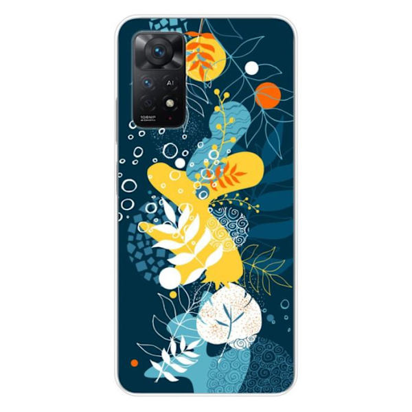 Silikonskal - Kompatibel med Xiaomi Redmi Note 11 Pro Plus 5G - design havblommor Transparent