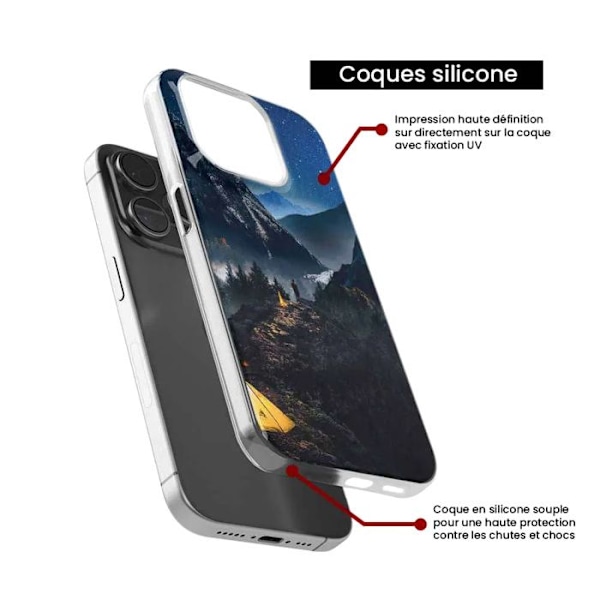 Siliconfodral - Kompatibel med Xiaomi 14 Ultra - design ensam i bergen Transparent