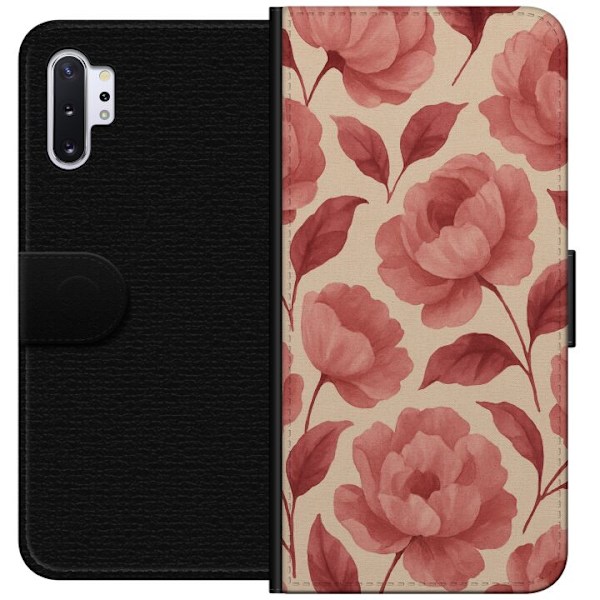 Samsung Galaxy Note10+ Plånboksfodral Rose Bloom
