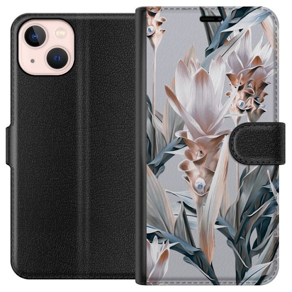 Apple iPhone 13 mini Tegnebogsetui Blomst