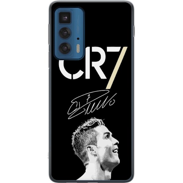 Motorola Edge 20 Pro Läpinäkyvä kuori CR7 Ronaldo