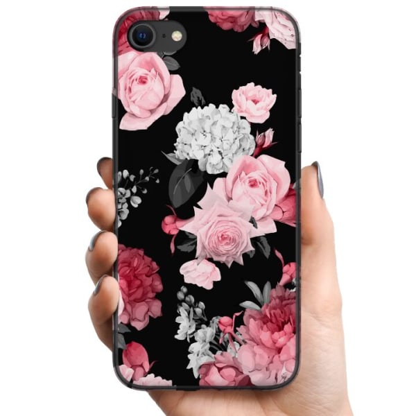 Apple iPhone 7 TPU Mobilcover Floral Blomst