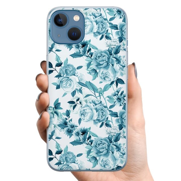 Apple iPhone 13 TPU Mobilskal Blommor