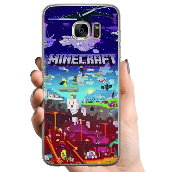 Samsung Galaxy S7 edge TPU Matkapuhelimen kuori Minecraft