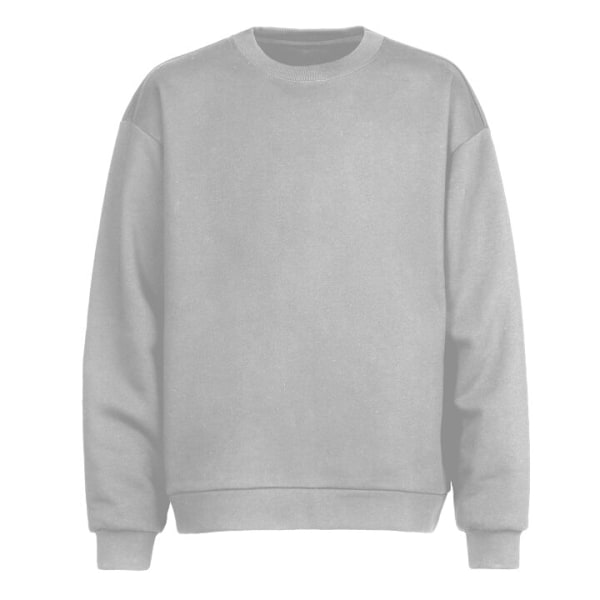 Sweatshirt til Voksne | Klassisk Collegebluse Chanel Sort grå XL