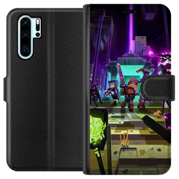 Kompatibelt Lommeboketui til Huawei P30 Pro Minecraft