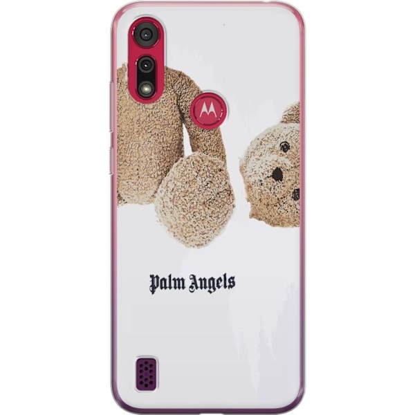 Motorola Moto E6s (2020) Läpinäkyvä kuori Palm Angels Teddy